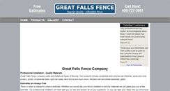 Desktop Screenshot of greatfallsfence.com